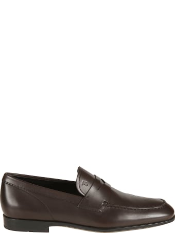 Tod's Classic Logo Stamped Loafers