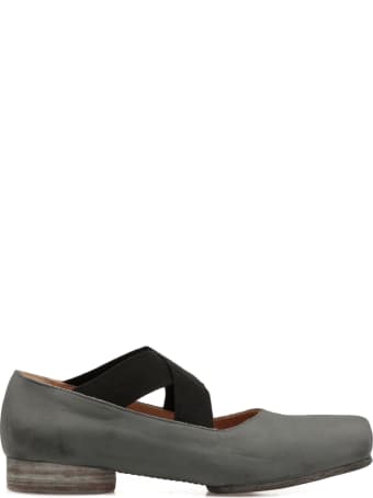 Uma Wang Crossover-strap Ballerina Shoes