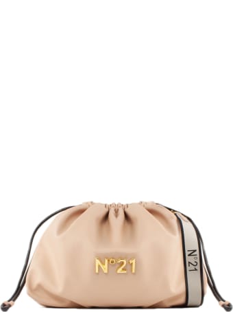 N.21 Large Pink Eco-leather Shoulder Bag