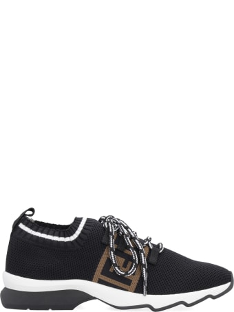 Fendi Rockoko Knitted Sneakers