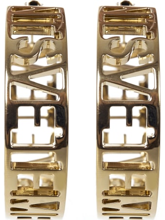 VETEMENTS Logo Hoop Earrings