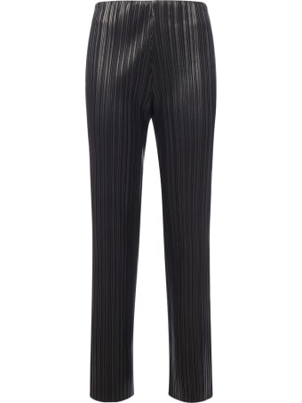 Nanushka Char Pleated Vegan Leather Trousers