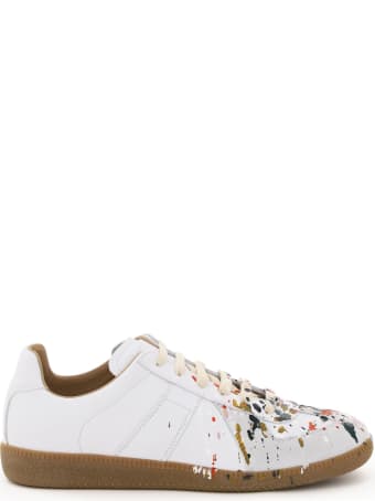 Maison Margiela Paint Drop Replica Leather Sneaker