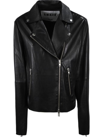 S.W.O.R.D 6.6.44 Black Biker Jacket