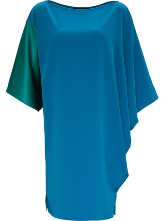 Gianluca Capannolo Geena Asymmetrical Bicolor Dress