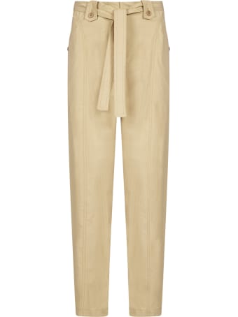 Kenzo Belted Cotton Trousers