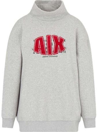 Armani Collezioni Armani Exchange Felpa Grigio Donna