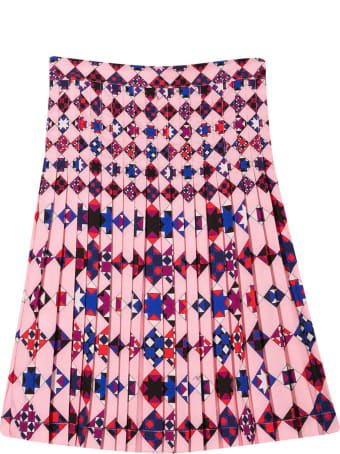 Emilio Pucci Teen Pleated Skirt