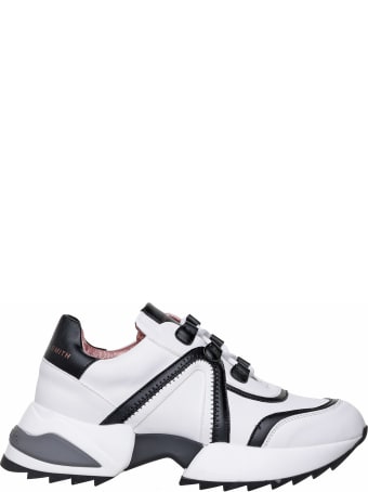 Alexander Smith London Alexander Smith Marble White Sneakers