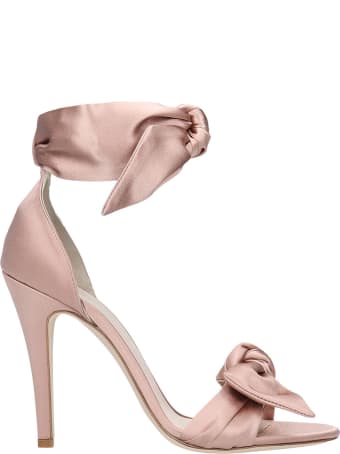 GIA COUTURE Sandals In Powder Satin