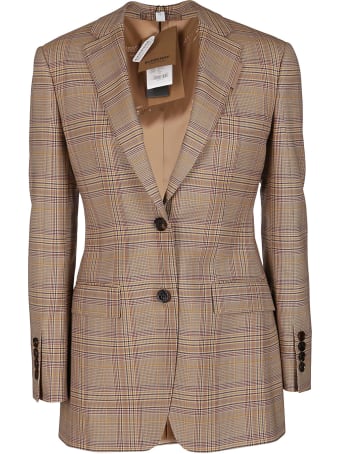 Burberry Dark Honey Wool Blazer