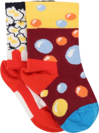 Happy Socks Multicolore Socks For Kids