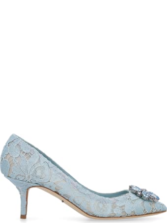 Dolce & Gabbana Bellucci Embellished Lace Pumps