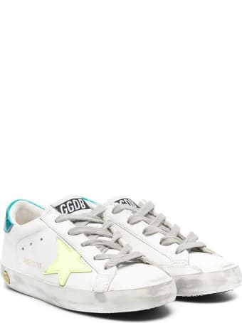 Golden Goose Yellow Retro Turquoise Star Sneakers