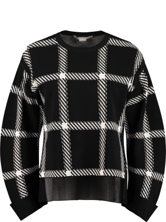 Stella McCartney Checked Crew-neck Pullover