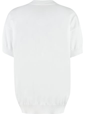 Plan C Cotton Crew-neck Sweater