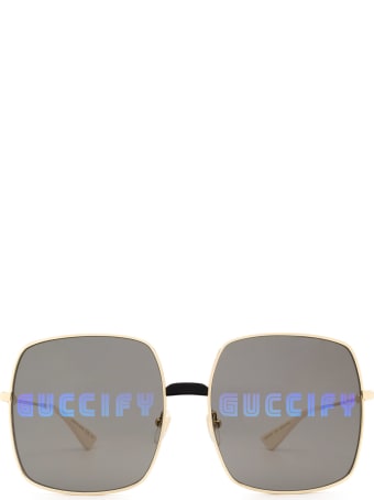 Gucci Gucci Gg0414s Gold Sunglasses