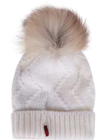 Woolrich Beige Wool Beanie Hat