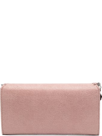 Stella McCartney Pink And Silver Continental Falabella Wallet