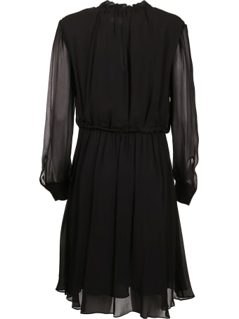 Calvin Klein Collection Abito Georgette Ruffle