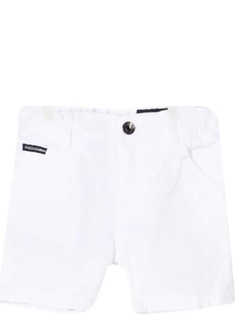 Dolce & Gabbana White Denim Shorts