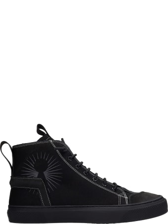Bruno Bordese Polon Sneakers In Black Canvas