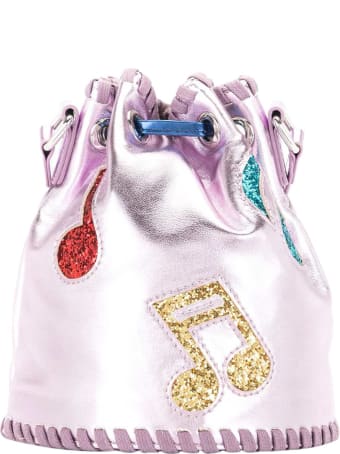 Stella McCartney Kids Music Notes Bucket Bag
