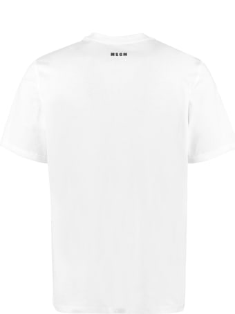 MSGM Cotton Crew-neck T-shirt