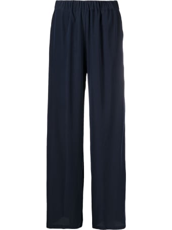 Parosh Wide Leg Abotay Blue Trousers