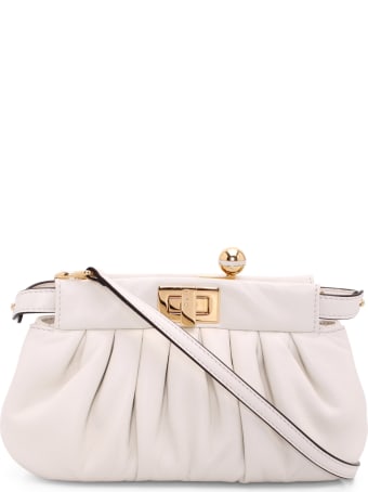 Fendi 'peekaboo Click' Leather Clutch Bag