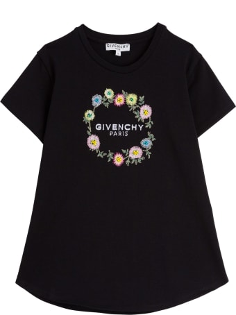 Givenchy Cotton T-shirt With Logo Embroidery