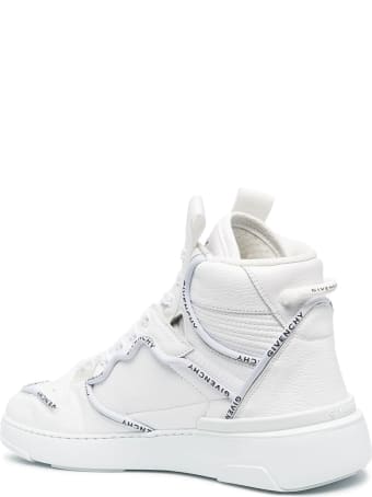 Givenchy Man White Wing High Sneakers With Profiles