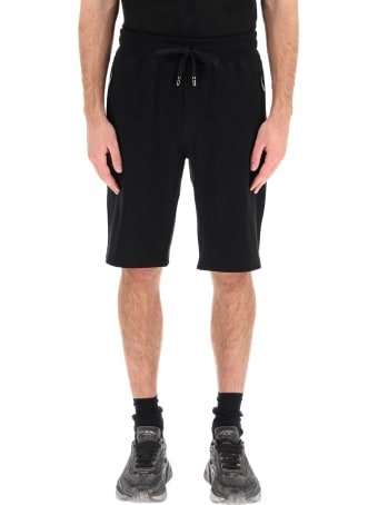 Dolce & Gabbana Bermuda Shorts With Logo Plaque