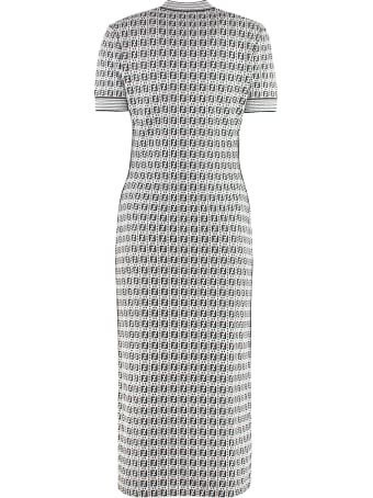 Fendi Jacquard Midi Dress