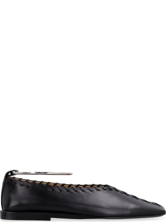 Jil Sander Leather Ballet Flats