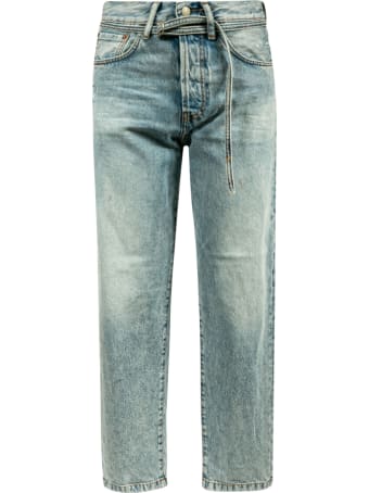 Acne Studios Straight Belt-tie Jeans
