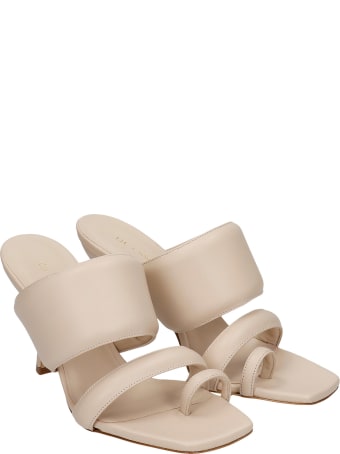 Gia X Pernille Teisbaek Perni Sandals In Beige Leather