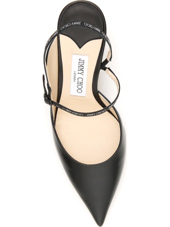 Jimmy Choo Ray 65 Slingback With Logo