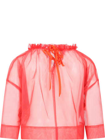 Tia Cibani Red Blouse For Girl