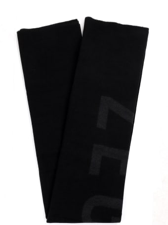 FEAROFGODZEGNA Fear Of God For Zegna Black Logo Blanket Scarf