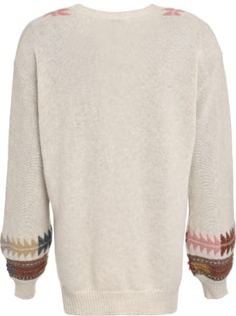 Etro Intarsia V-neck Pullover