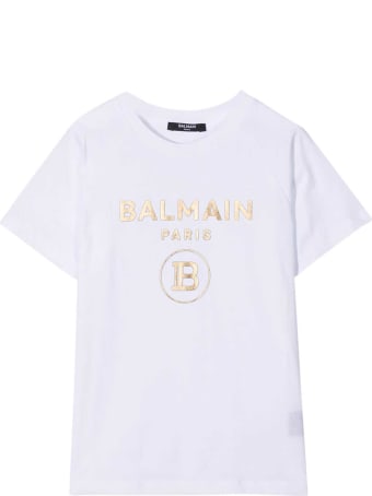 Balmain White T-shirt Teen