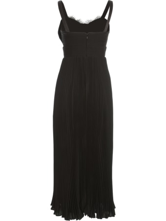 self-portrait Tailored Crepe Bow Midi Dress