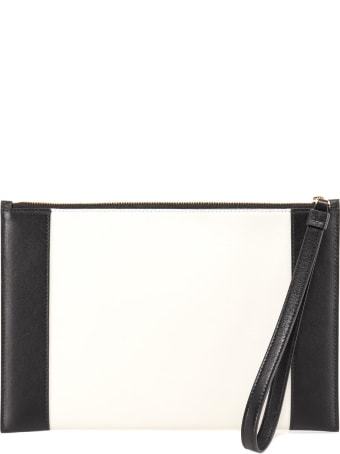Alexander McQueen Debossed Logo Signature Clutch