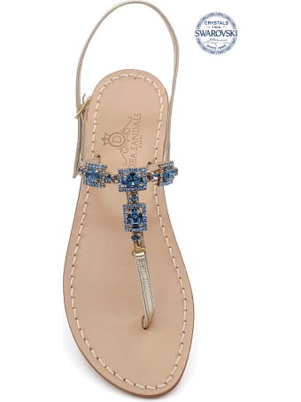 Dea Sandals Villa Orlandi Jewel Thong Sandals