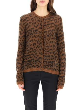 Max Mara Studio Leopard Cardigan