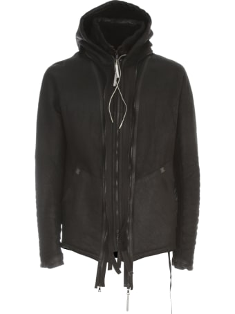 Isaac Sellam Hooded Fur Jacket W/zip