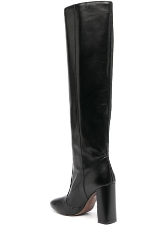 L'Autre Chose High Boots In Black Leather