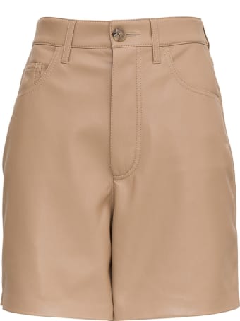 Nanushka Vegan Leather Leana Shorts