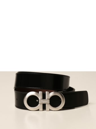 Salvatore Ferragamo Belt Reversible Gancini Salvatore Ferragamo Belt In Leather